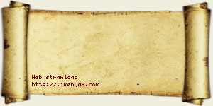 Dijana Radovanović vizit kartica